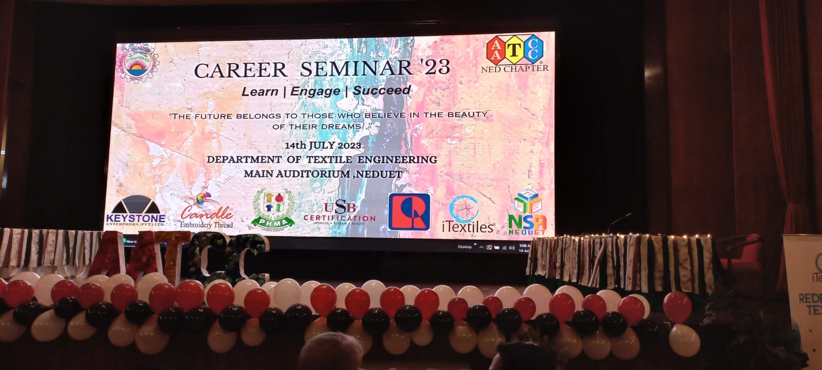  iTextiles collaboration with NED University for Career Seminar 2023